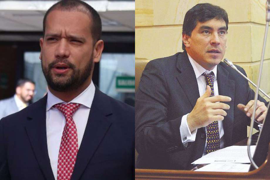 El abogado Diego Cadena y el congresista Álvaro Prada habrían intentado torcer a testigos en favor de Uribe.  / Archivo