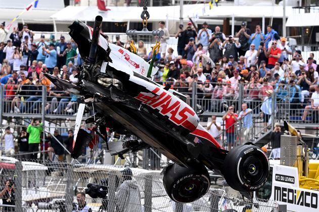 Video: El impresionante accidente de Mick Schumacher que paró el GP de Mónaco
