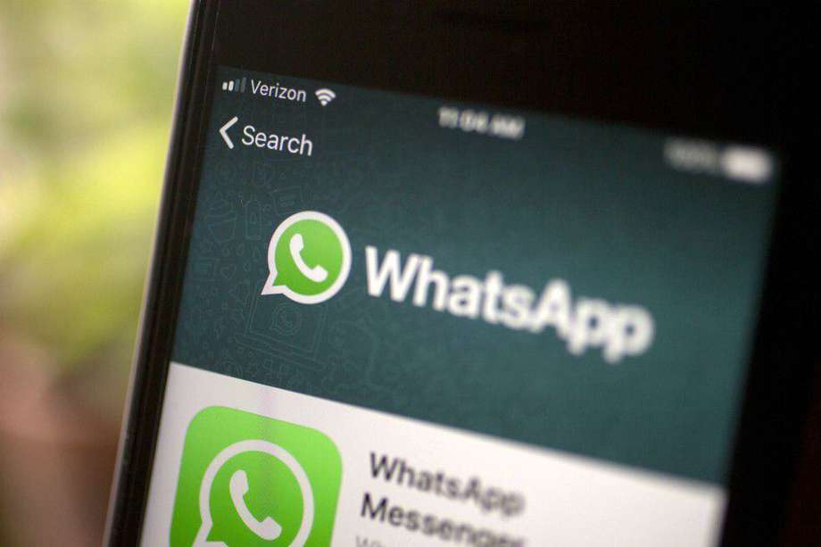 Aplicación de WhatsApp. / Bloomberg