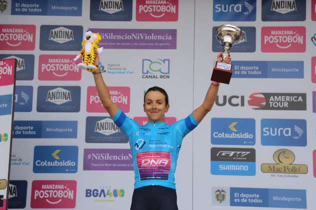 Diana Peñuela se quedó con la primera etapa Vuelta a Colombia Femenina 2022