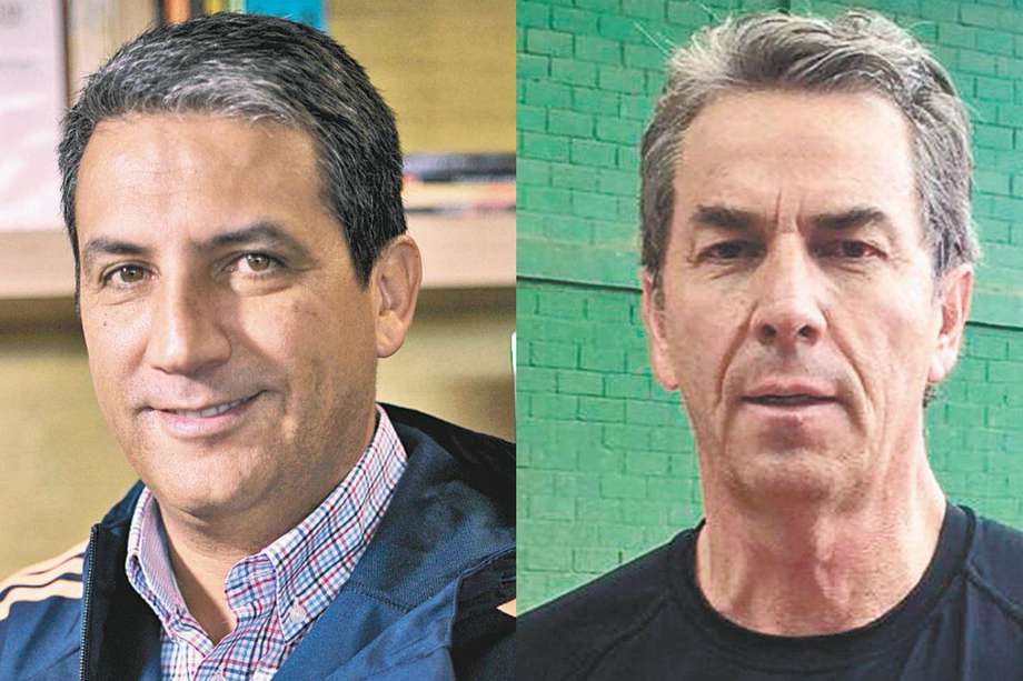 Fernando Jaramillo (izq.) es el principal candidato a ser elegido como nuevo presidente de la Dimayor. Gabriel Sánchez (der.) también está en la baraja de posibilidades.