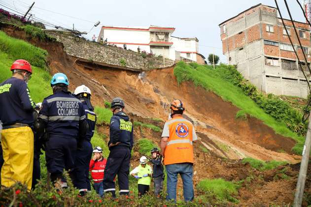 Deslizamiento en Manizales deja dos muertos y nueve heridos