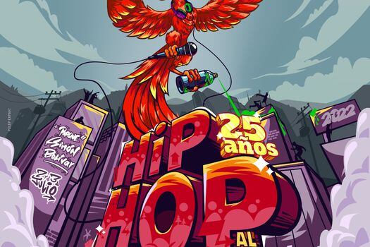 Esta es la imagen oficial de Hip Hop al Parque, que este 2022 llega a 25 años de historia.