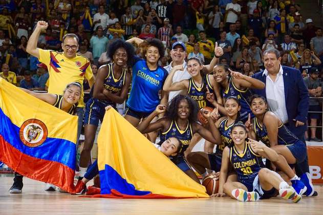 Colombia, campeón del sudamericano sub 17 de baloncesto femenino