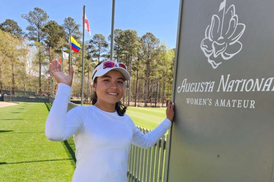 María José Marín, en el Augusta National Women’s Amateur.