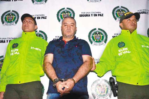 Vallejo está recluido en la cárcel La Picota de Bogotá purgando una pena de 14 años.  / Cortesía Policía