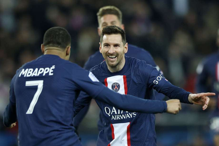 Lionel Messi y Kylian Mbappé, referentes del PSG y del fútbol mundial.
