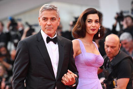 George Clooney y Amal Clooney en el Festival de Cine de Venecia 2017. / AFP