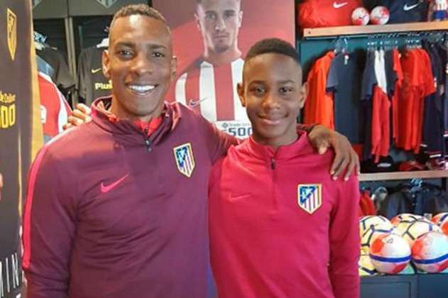 El hijo de Amaranto Perea se entrena con el primer equipo del Atlético de Madrid