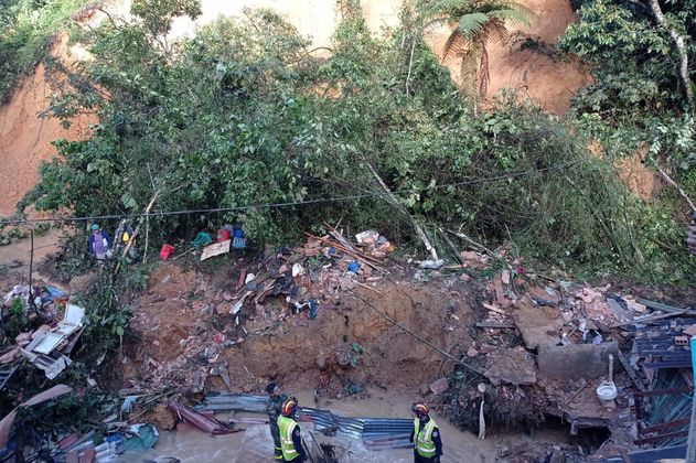 Deslizamiento en Caldas, Antioquia, deja un desaparecido y tres casas destruidas 