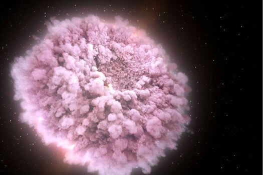 El descubrimiento de la colisión de dos estrellas de neutrones simbolizó un gran paso para la astrofísica.  / Nasa