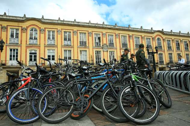 Recuperadas más de 110 bicicletas robadas en Bogotá