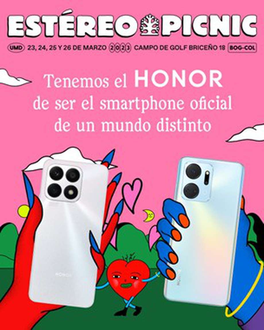 HONOR: marca de smartphones oficial del Estéreo Picnic