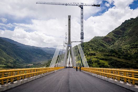 Puente Hisgaura, ubicado en el departamento de Santander. / Cortesía - Fondo de Adaptación