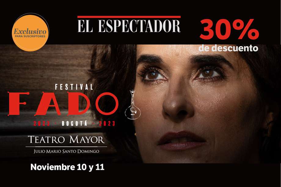 Cristina Branco abrirá el Festival de Fado con un concierto en el Teatro Mayor Julio Mario Santo Domingo el 10 de noviembre a las 8 p.m.