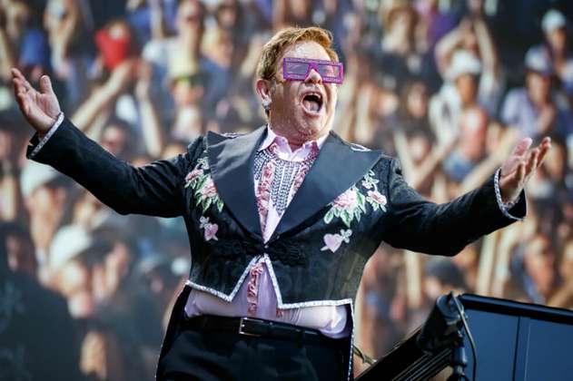 Elton John se presentó en el Festival de Montreux, en Suiza