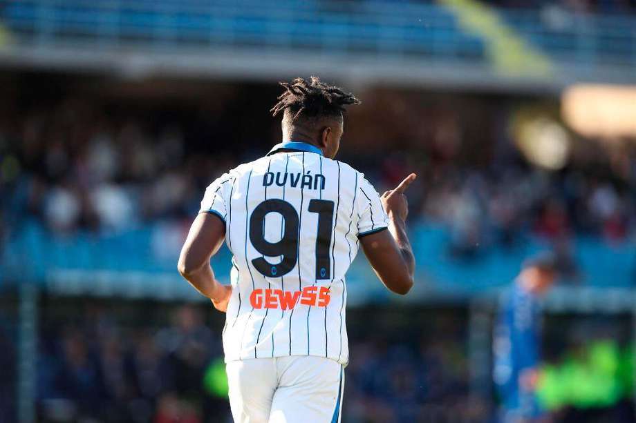Duván Zapata sentenció la victoria de Atalanta sobre Empoli y llegó a 100 goles en el torneo italiano.
