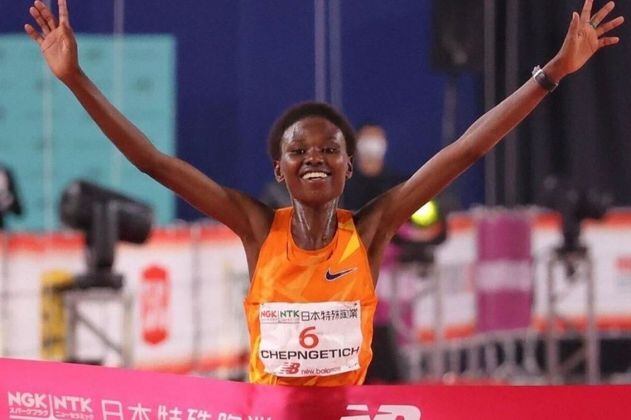 Ruth Chepngetich ganó la maratón femenina de Nagoya