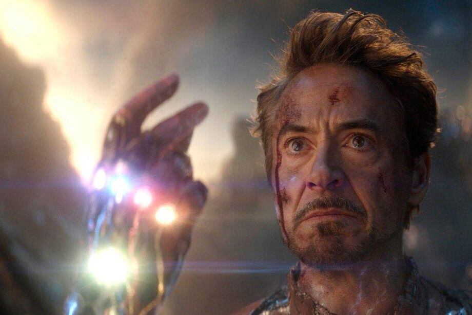 Robert Downey Jr. en una de las escenas emblemáticas de la película "Vengadores: Endgame".
