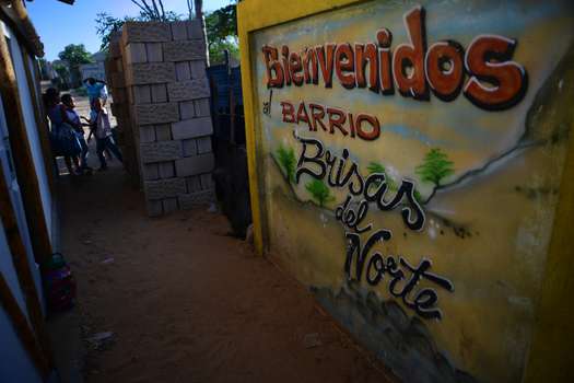 Para marzo de este año, refugiados venezolanos intentaban legalizar este barrio de "invasión", ubicado en Riohacha (Guajira).