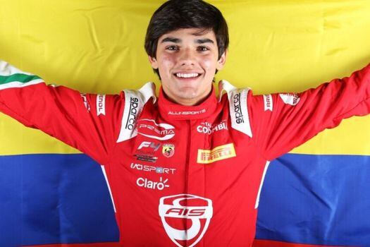 Sebastián Montoya nunca había competido en una carrera de autos tipo fórmula.