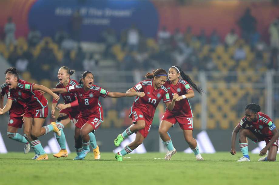 Desde el punto penal la Selección Colombia aseguró su paso la final del Mundial Sub-17.