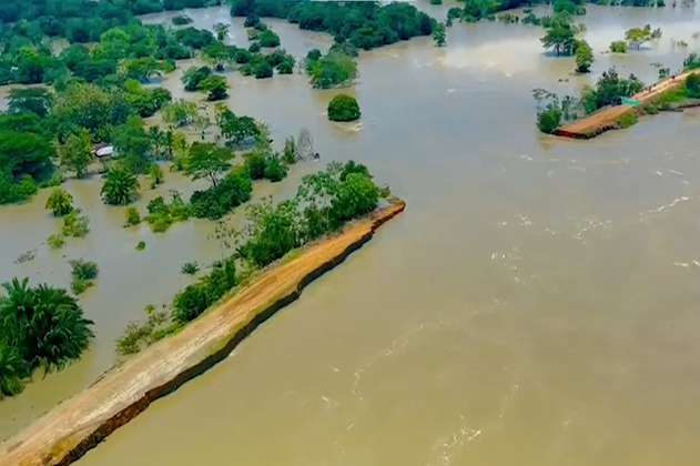 Gobernador de Sucre ruega darle solución estructural a inundaciones en La Mojana