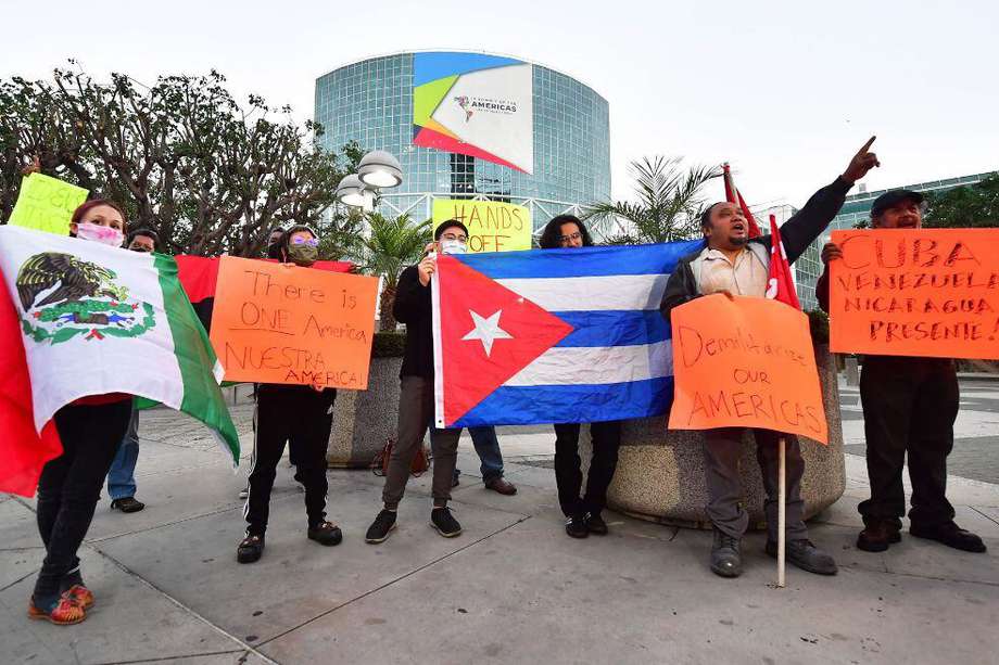 La exclusión de Cuba, Nicaragua y Venezuela ha causado rechazo y críticas por parte de México, Honduras, Chile, entre otros países.