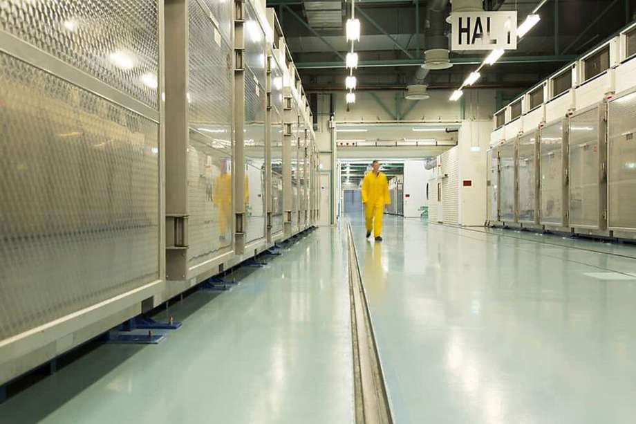 Esta es la planta de enriquecimiento de uranio de Fordo, en Irán, en donde el país comenzó a enriquecer el mineral al 20%.