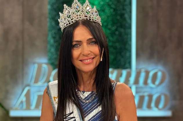 Ella es Alejandra Rodríguez, la nueva Miss Universo Buenos Aires. Tiene 60 años