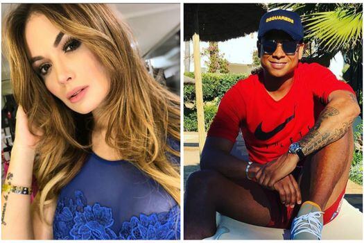 Sara Uribe y Fredy Guarín tuvieron una relación amorosa a mediados de noviembre de 2016. / Instagram