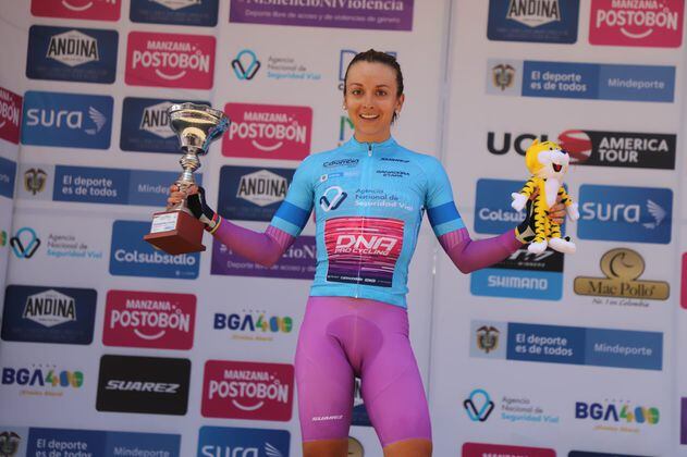 Cuatro de cuatro: Diana Peñuela sigue imparable en la Vuelta a Colombia Femenina