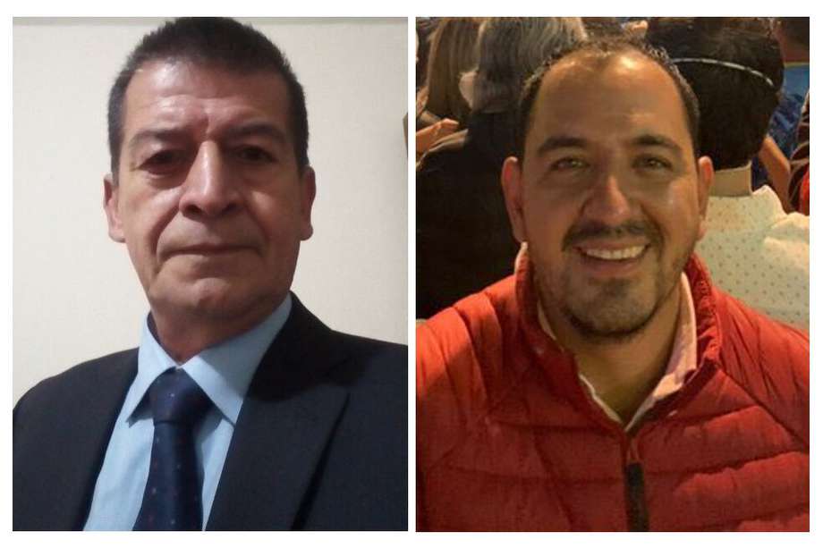 El concejal Julián Osorio (derecha) pidió excusas a Carlos Gutiérrez (izquierda) "por haberlo hecho viral en redes sociales".