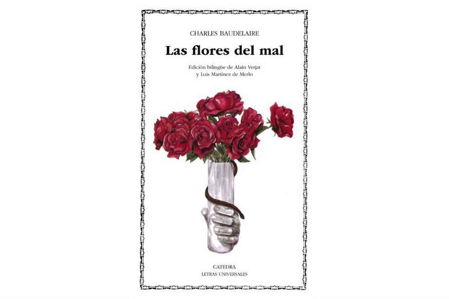 "Las flores del mal", publicada en 1857, es una colección de poemas de Charles Baudelaire.