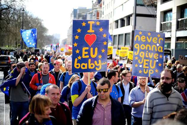 Un millón de manifestantes piden nuevo referendo para definir el Brexit