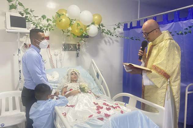Falleció mujer que se casó con su novio futbolista en hospital de Neiva