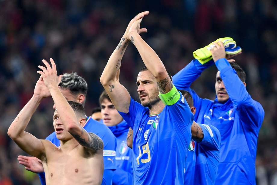Así celebró Italia su clasificación a las finales de la Liga de Naciones. 