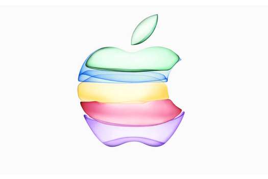 A través de este logo Apple ha generado expectativa sobre los colores que traerán los nuevos iPhone. / Apple