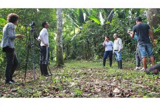 Participantes del taller de documental en San José del Guaviare. / Cortesía Sinfonía Trópico