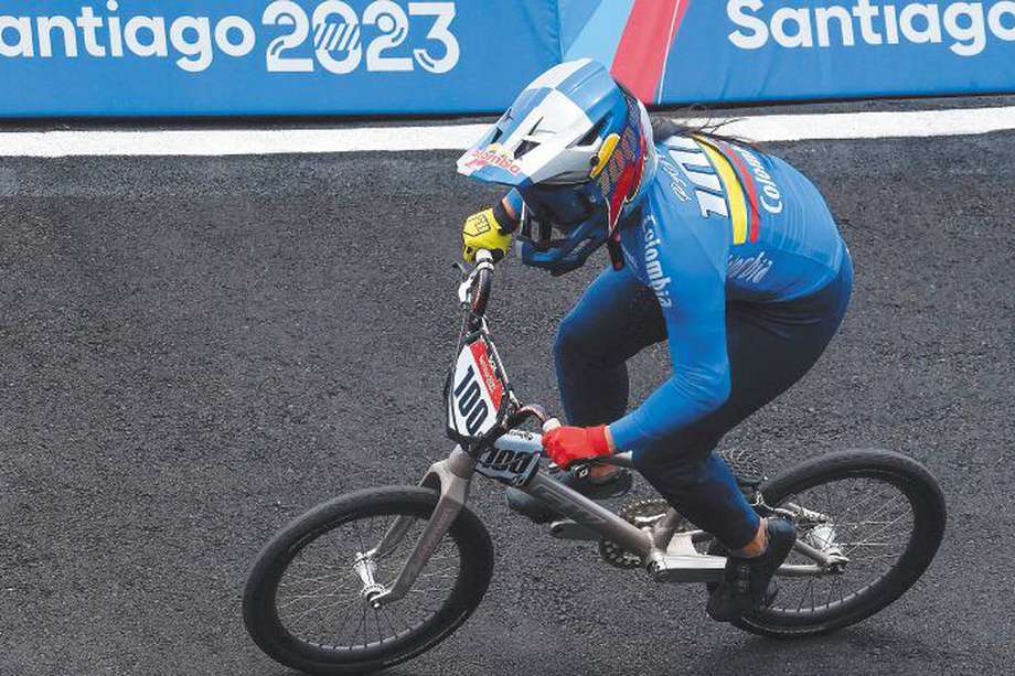 Mariana Pajón, en los recientes Juegos Panamericanos de Santiago de Chile. 
