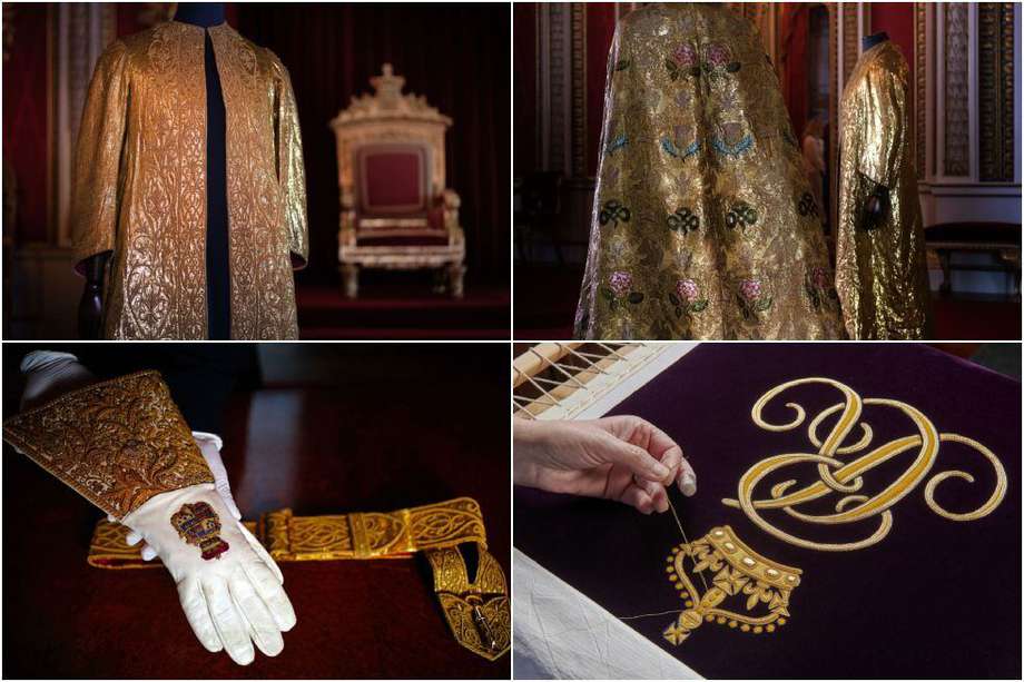 Estas serán algunas de las piezas que usará el rey Carlos III. / Tomadas de la página web de la familia real