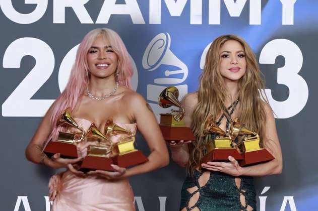 Shakira ignoró a Karol G durante su presentación en los Grammy, ¿fue antipática?