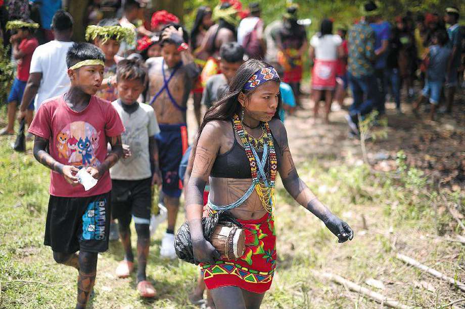 Unos 148.000 indígenas emberas fueron víctimas de afectaciones en 2022, según la ONIC.  / Mauricio Alvarado
