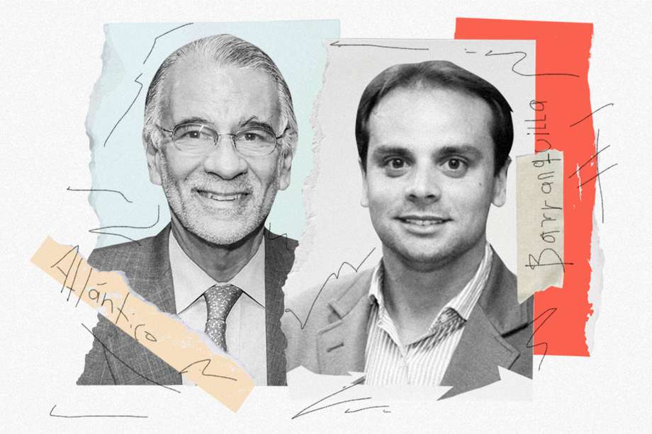 Eduardo Verano y Alfredo Varela, quiénes son y quiénes apoyan a los candidatos a la Gobernación del Atlántico.