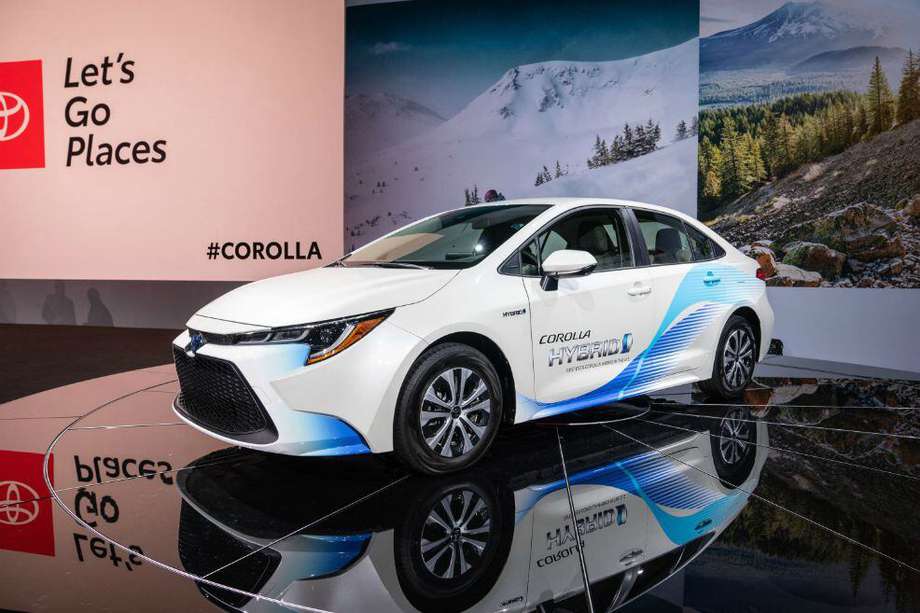 Toyota es pionera en vehículos híbridos y de hidrógeno. Imagen de Toyota Corolla.