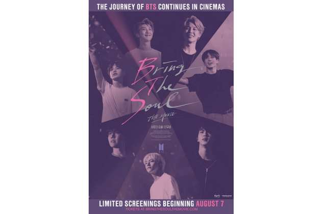 La banda surcoreana BTS estrenará su película "Bring the Soul: The Movie" en agosto