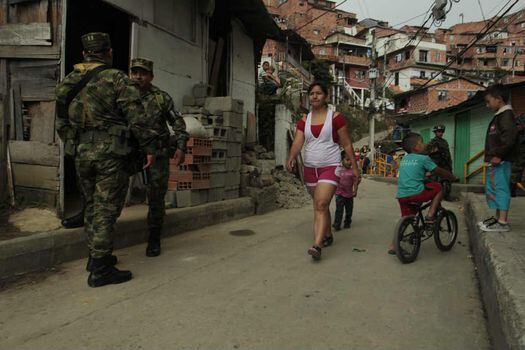 La Operación Orión tuvo lugar en la Comuna 13 de Medellín en 2002 (imagen de referencia). 