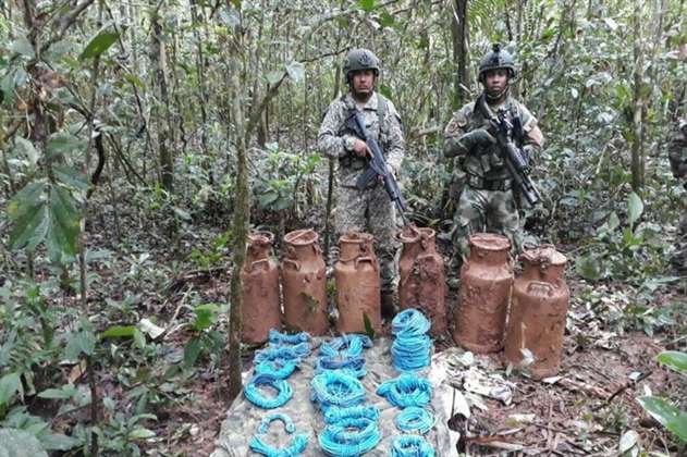 Hallan en Caquetá caleta con municiones de disidentes de las Farc