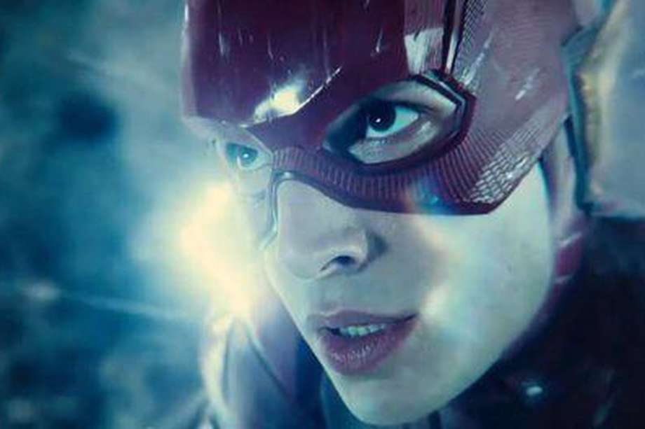 Ezra Miller en su interpretación de The Flash en "La Liga de la Justicia" de Zack Snyder.
