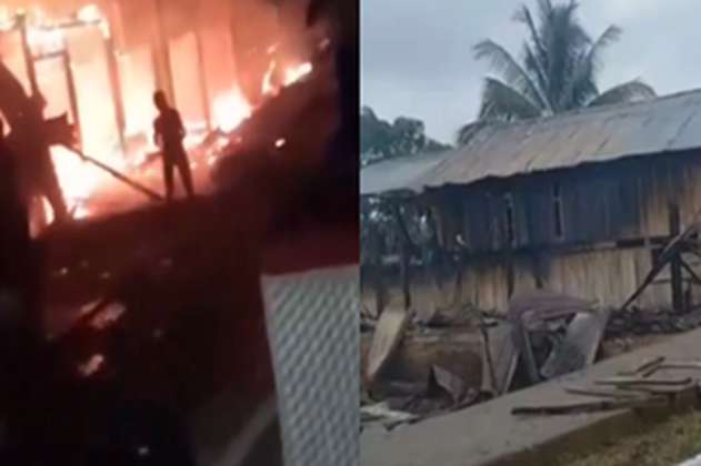 Incendio en Magüi Payán, Nariño, dejó sin hogar a 80 familias